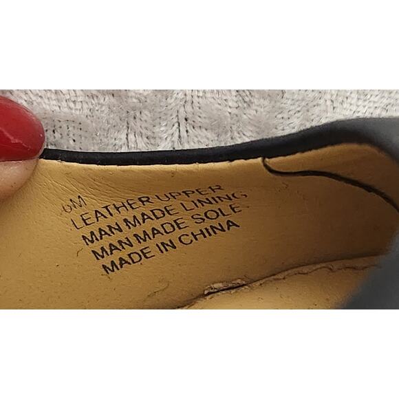 Gianni Bini Platform Stiletto Pumps Black Leather- Size 6M - Picture 8 of 8